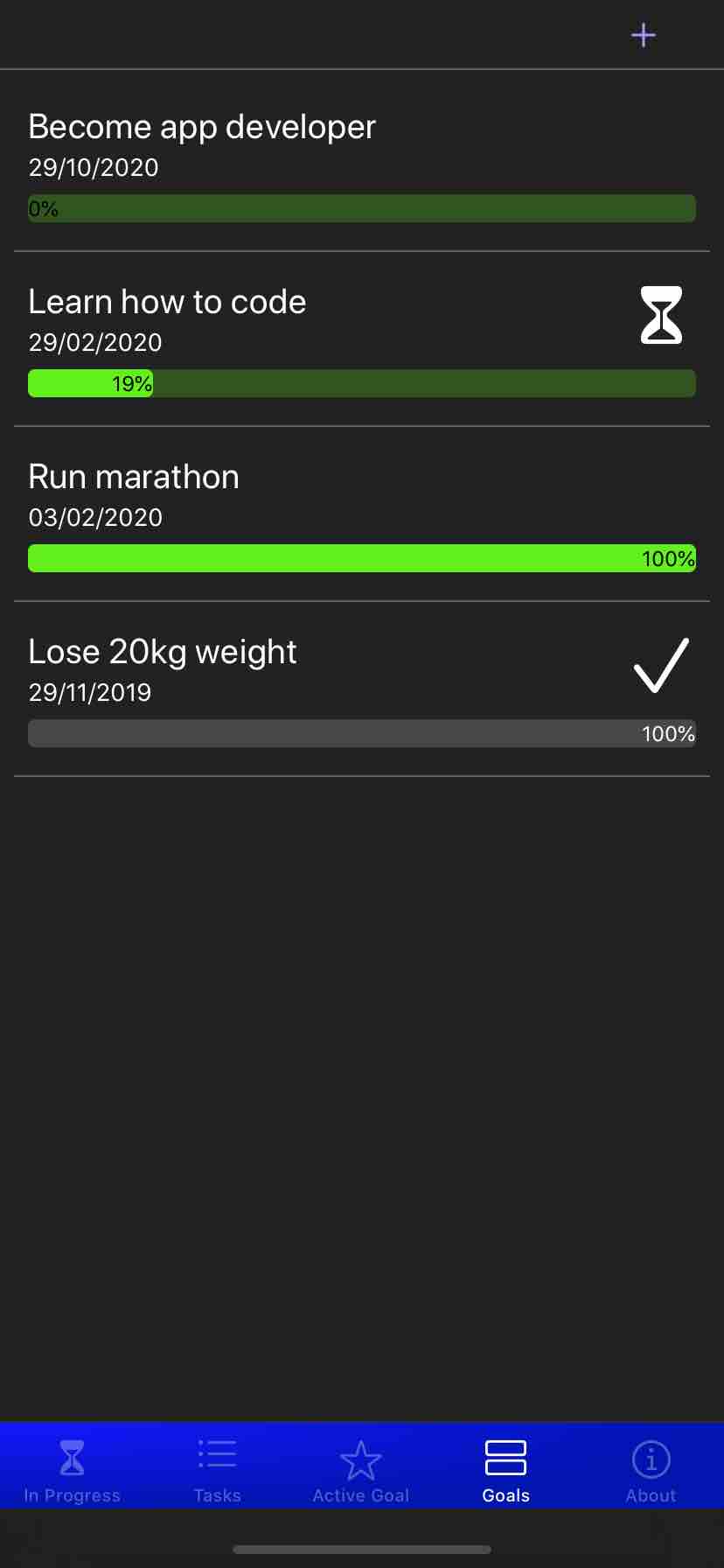 Achie — iOS screenshot 3