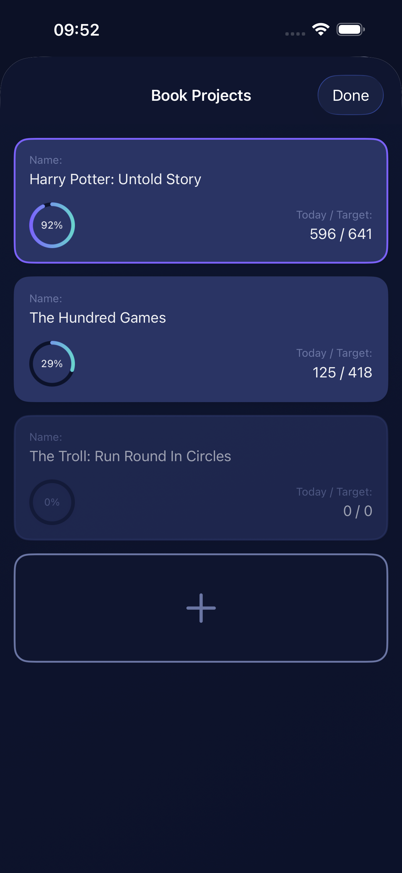 Word Tracker — iOS screenshot 4