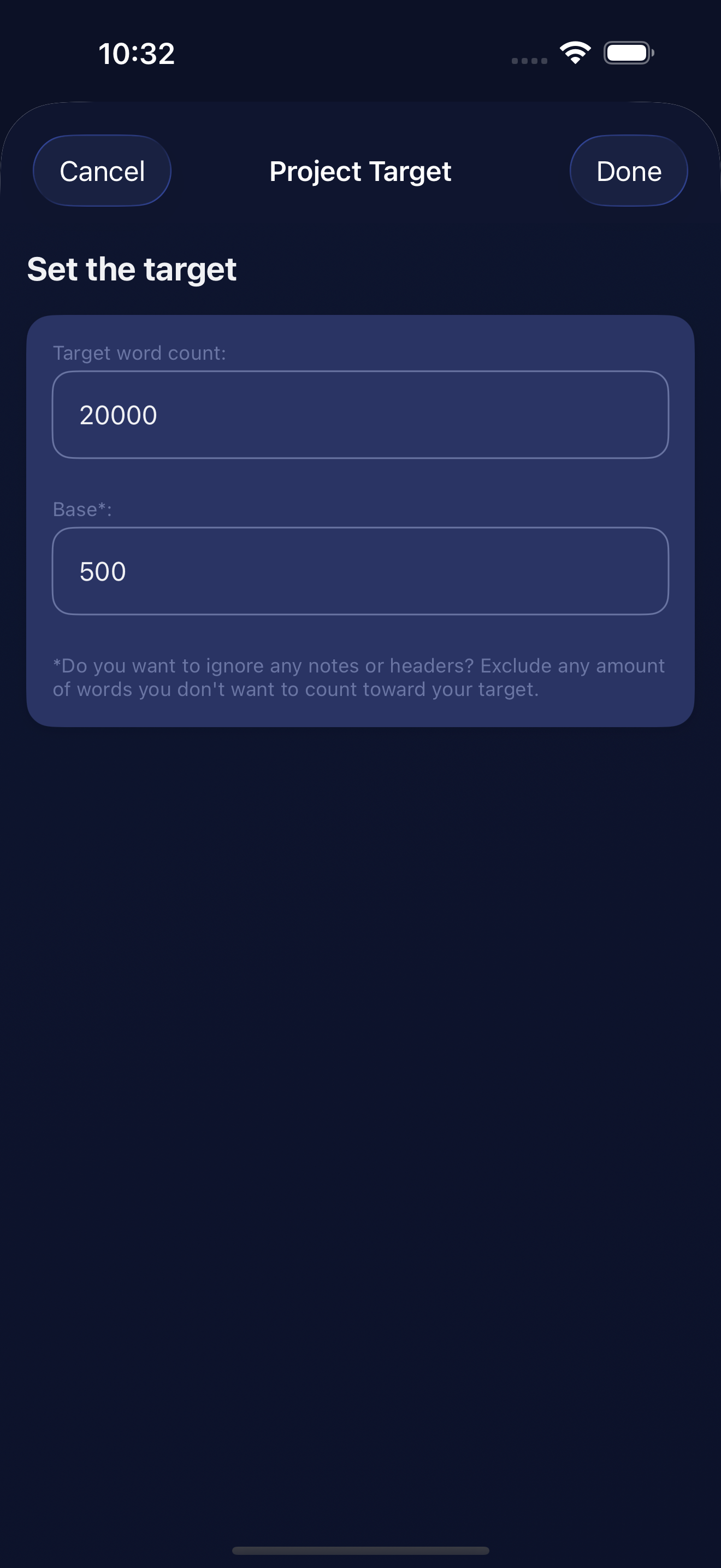 Word Tracker — iOS screenshot 7