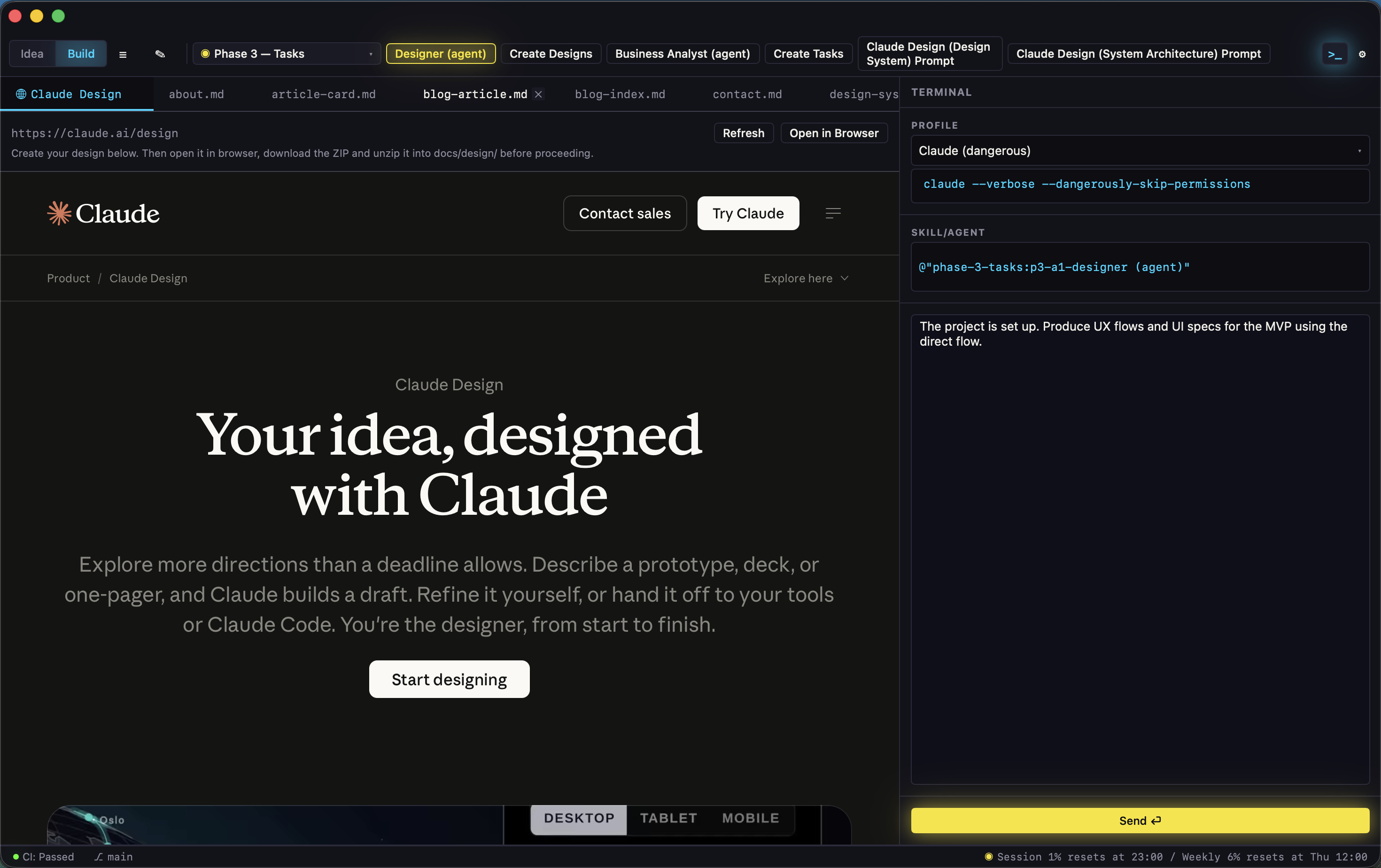 AgenticDE — macOS screenshot 3