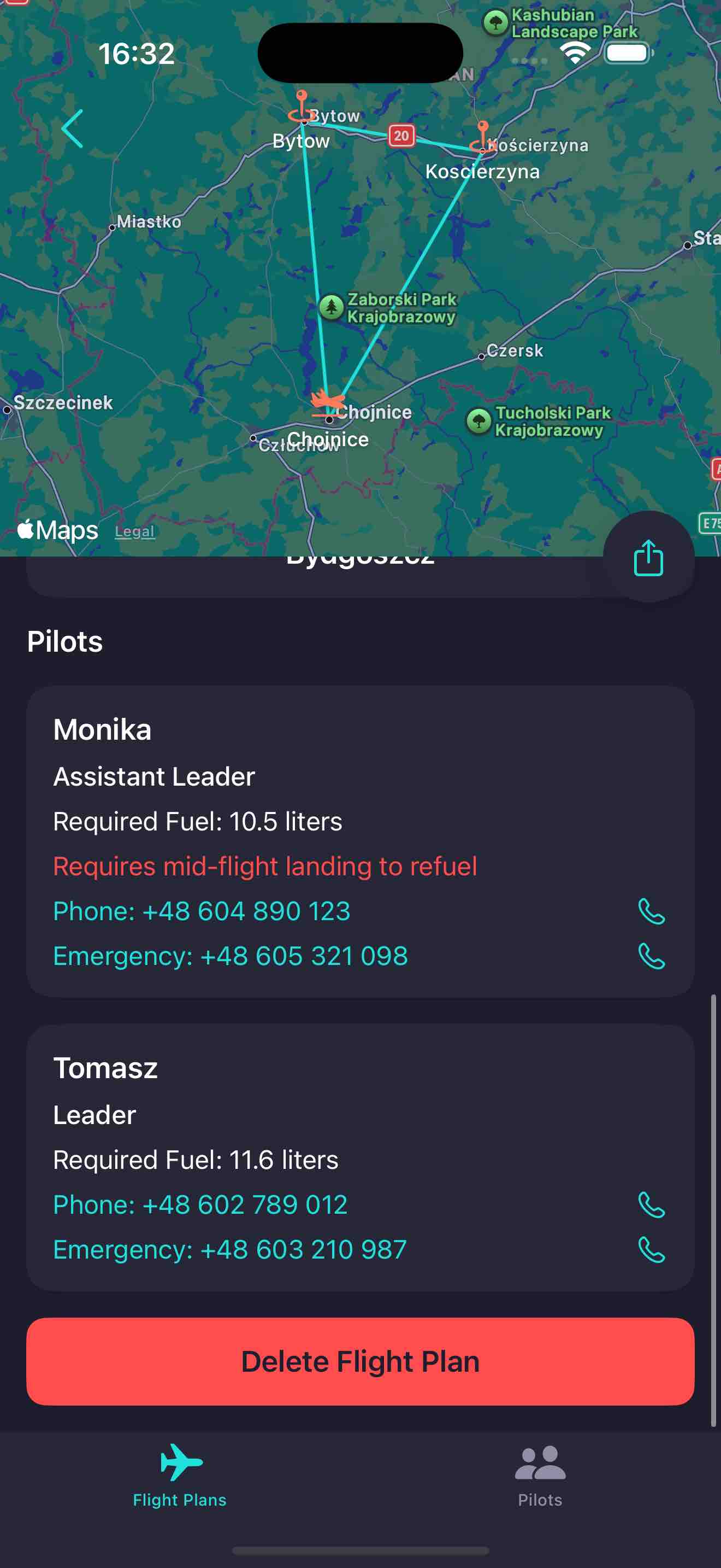 PPG Flight Planner — iOS screenshot 7