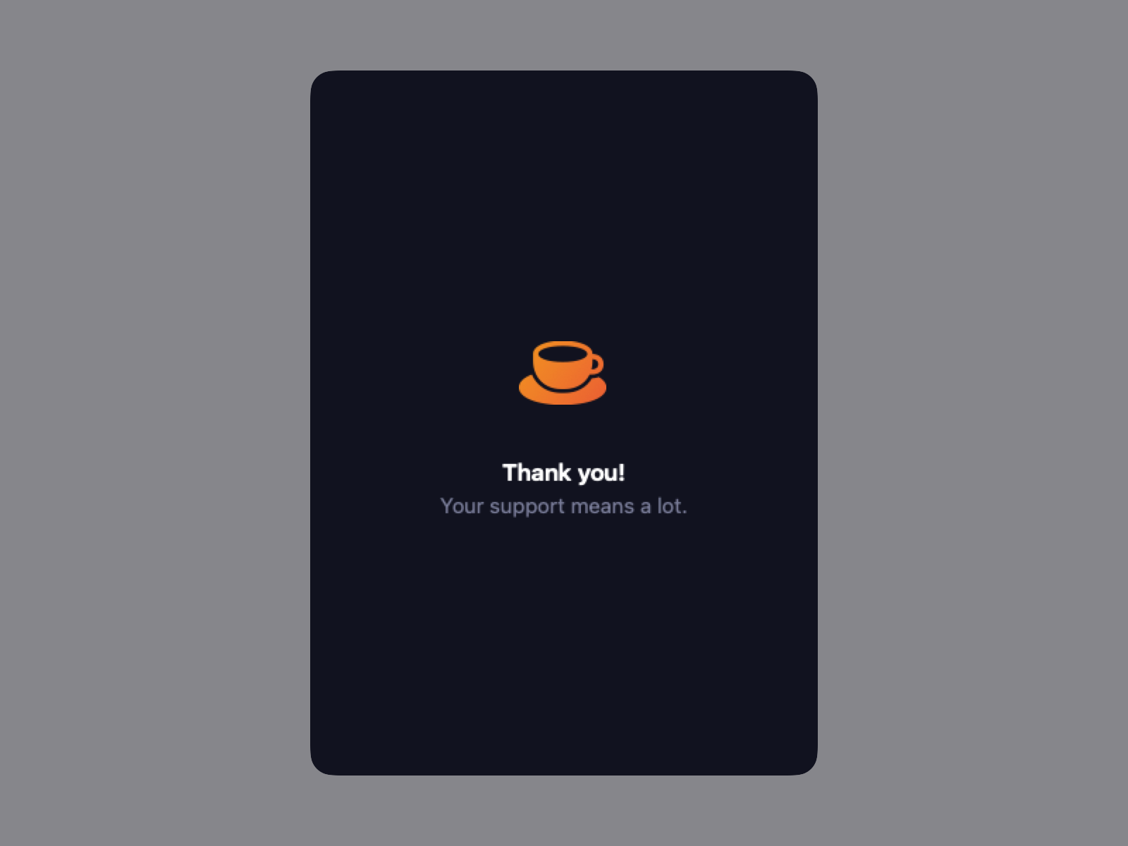 Buy Me Coffee — macOS screenshot 2